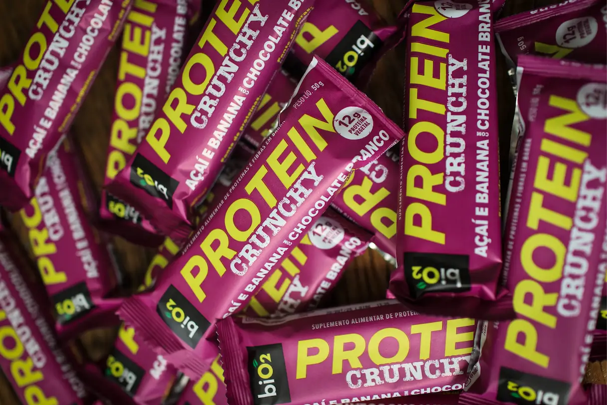 biO2 Barras Protein Crunchy Morango
