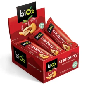 Barra de Castanhas e Frutas biO2 Nuts Cranberry 25 g