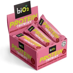 biO2 Protein Crunchy Morango com cobertura de Hibisco 50 g